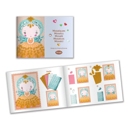 Kit creativ cu mozaic Tinyly Stella, Minico & Mushy, Djeco