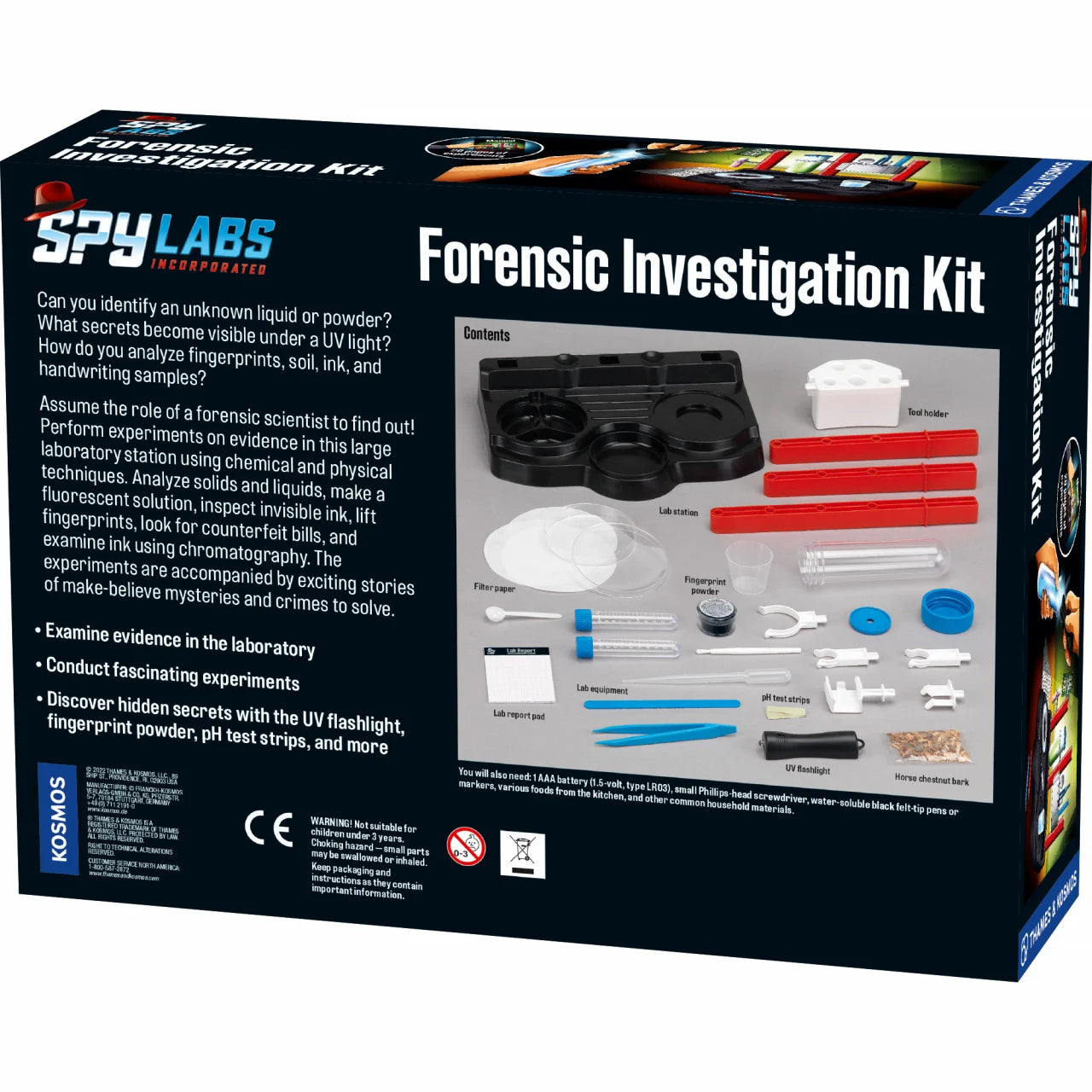 Kit STEM Laborator de spionaj: Kit de investigare - Thames & Kosmos