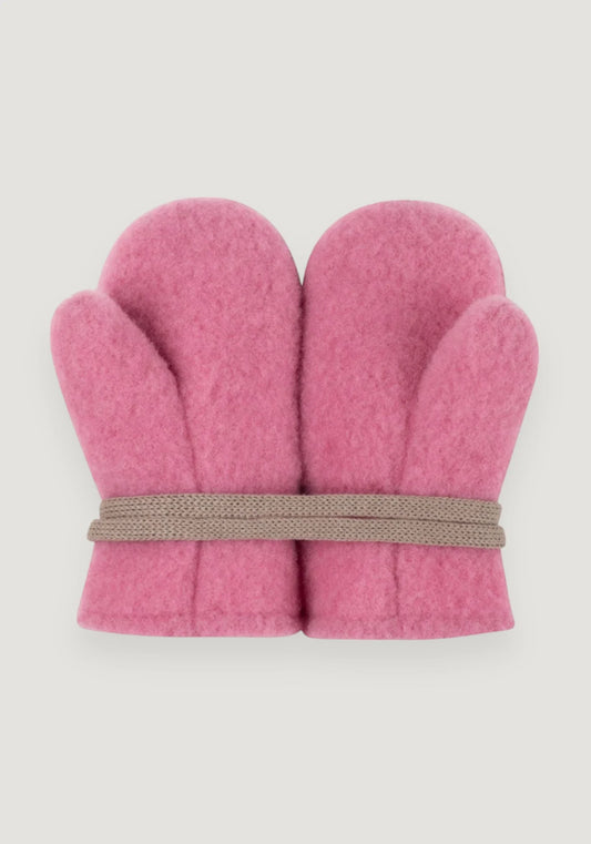 Mănuși Pure Pure fleece lână organică - Dusty Pink