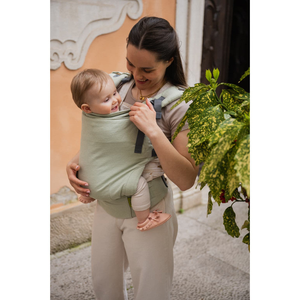 Marsupiu Ergonomic Boba X Linen Green Willow din in complet ajustabil pentru orice vârstă (Copy)