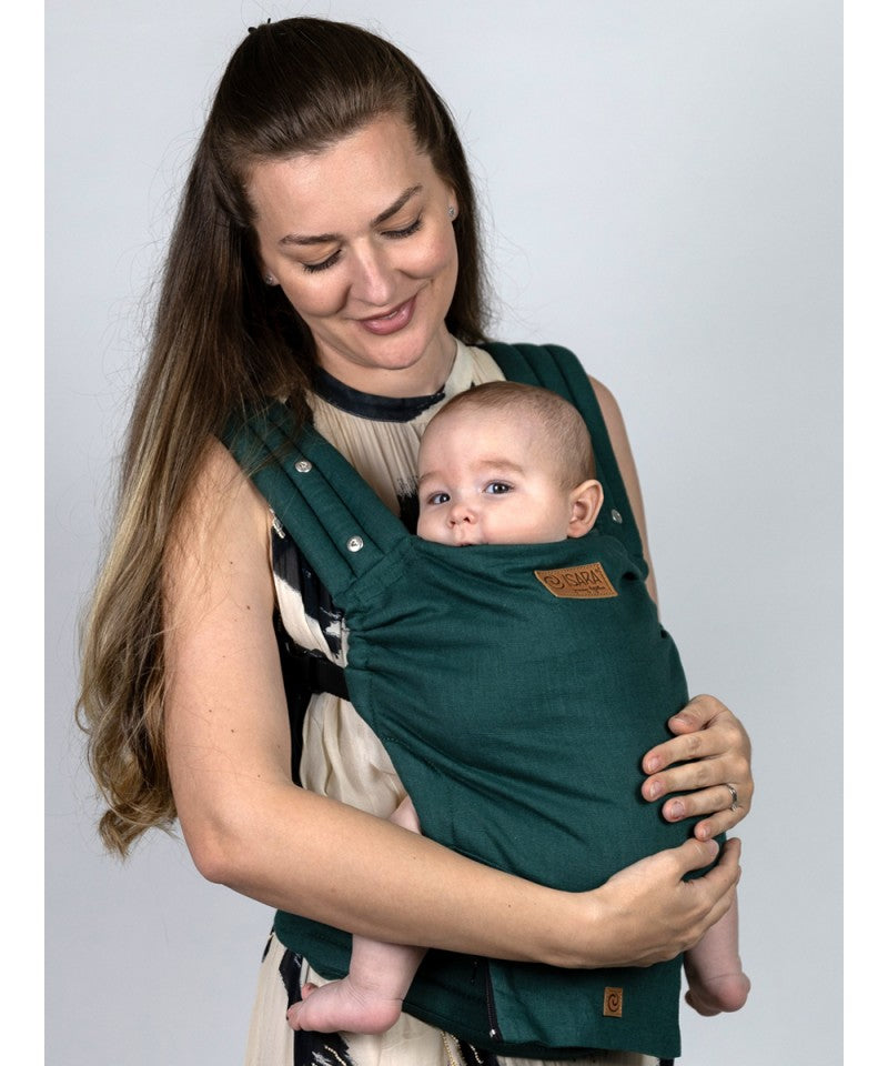 Marsupiu Isara Elite Evergreen Linen