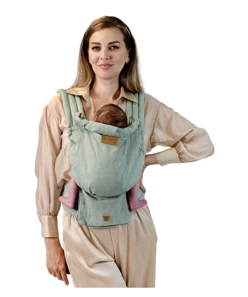 Marsupiu Isara Elite Sage Green Linen