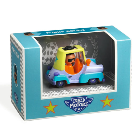 Mașină de curse Funky Bolide – Colecția Crazy Motors, Djeco