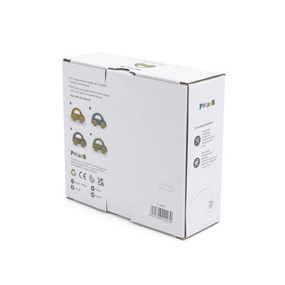 Mașinuță din lemn verde cu design vintage, PolarB Viga