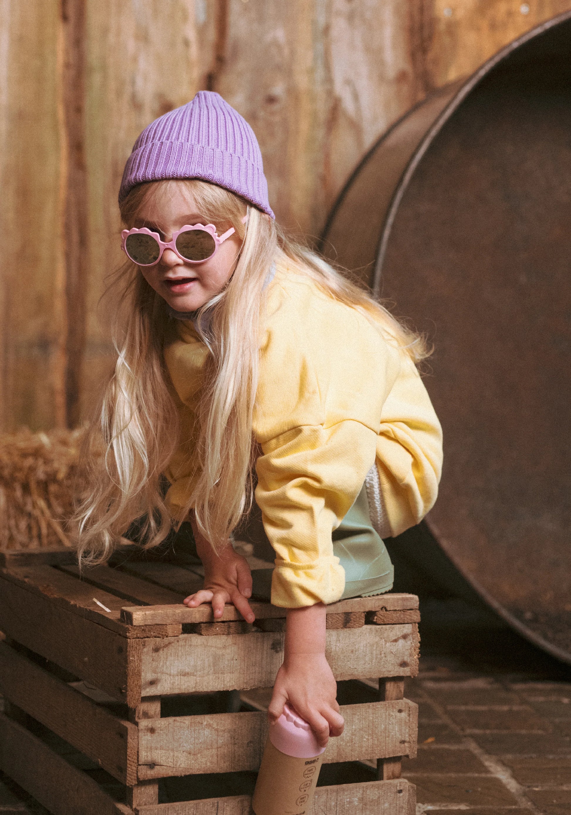 Ochelari de soare Ki ET LA, 1-2 ani - Lion Bubble Gum