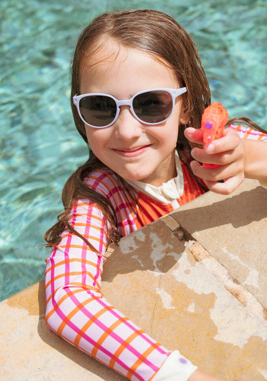 Ochelari de soare polarizați 7- 12 ani - Wazz Lavender