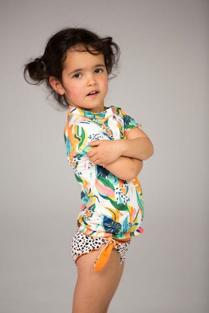 Set tricou + bikini reversibili cu protecție solară UPF 50+ Moana - DucKsday