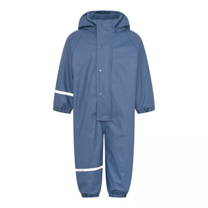Costum întreg impermeabil căptușit fleece pentru ploaie, vreme rece și vânt – CeLaVi – China blue