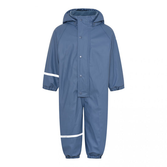 Costum întreg impermeabil căptușit fleece pentru ploaie, vreme rece și vânt – CeLaVi – China blue