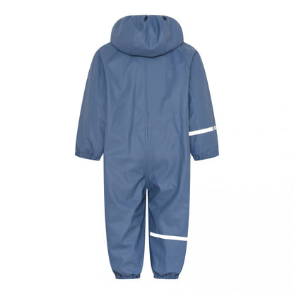 Costum întreg impermeabil căptușit fleece pentru ploaie, vreme rece și vânt – CeLaVi – China blue