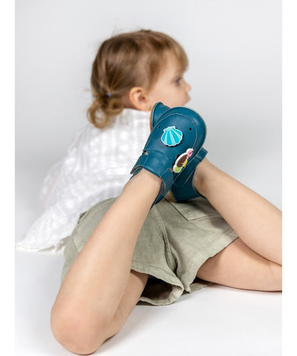 Pantofi barefoot ERDA - Teal Play