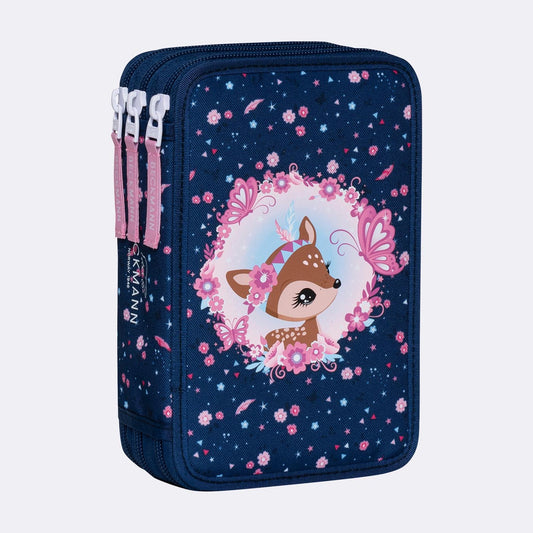 Penar cu trei secțiuni complet echipat, Forest Deer Blue