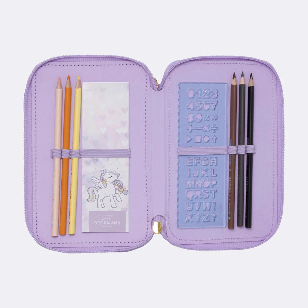 Penar Beckmann cu trei secțiuni complet echipat, Unicorn Princess Purple