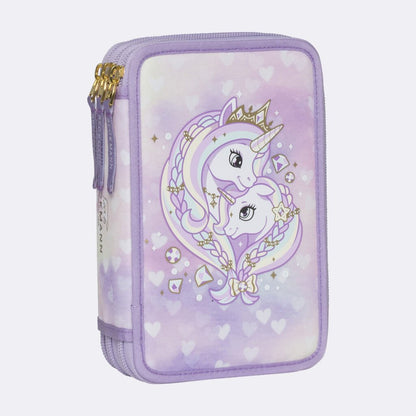 Penar Beckmann cu trei secțiuni complet echipat, Unicorn Princess Purple