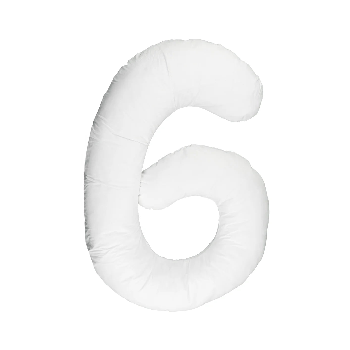 Pernă pentru gravide și alăptare, cu husă detașabilă din bumbac - Twindeco Petite Albă