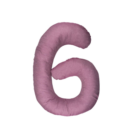 Pernă pentru gravide și alăptare, cu husă detașabilă din bumbac - Twindeco Petite Mov