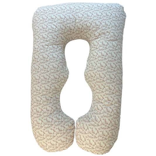 Pernă pentru Gravide 100% bumbac organic 3 în 1 - Twindeco Maxim