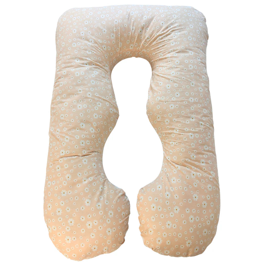 Pernă pentru Gravide  100% bumbac organic 3 în 1 - Twindeco Maxim