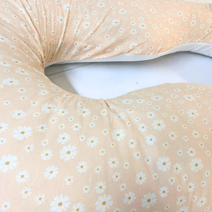 Pernă pentru Gravide  100% bumbac organic 3 în 1 - Twindeco Maxim