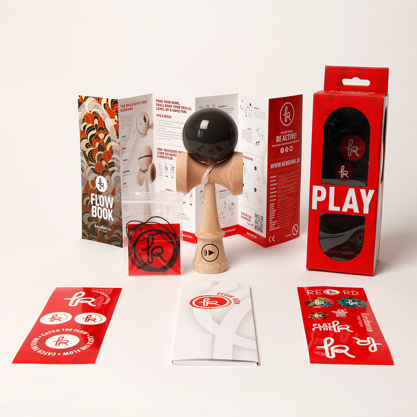 Kendama Play X - Negru