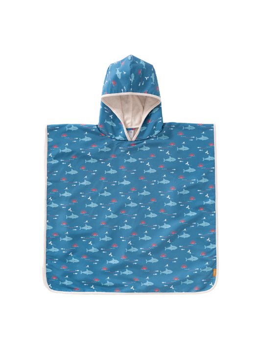 Poncho plajă cu protecție solară, model Rechin