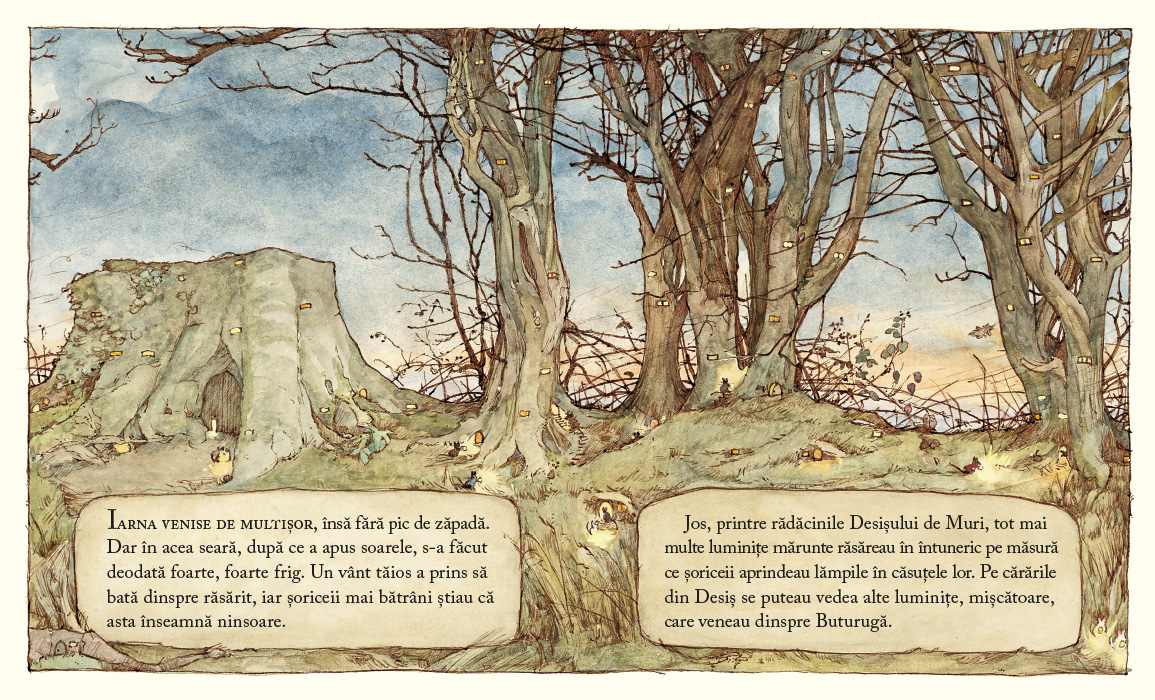 Desișul de Muri. Poveste de iarnă - de Jill Barklem