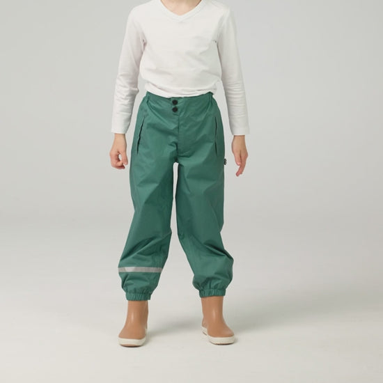 Pantaloni de ploaie - Dark Green - Ducksday