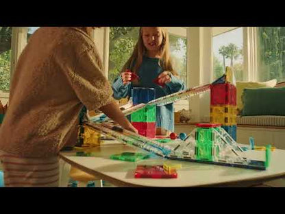 MAGNA-TILES Rail Racers Deluxe, 90 piese