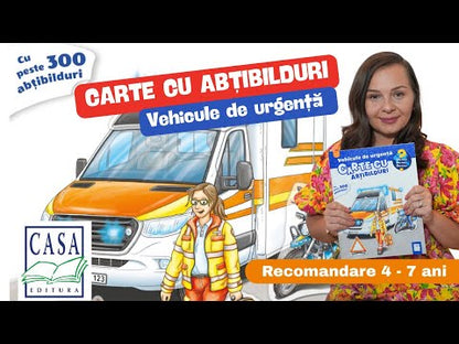 Vehicule de urgențǎ – carte cu abțibilduri