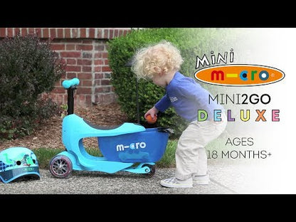 Trotinetă Micro Mini2go Deluxe Plus Blue +18 luni
