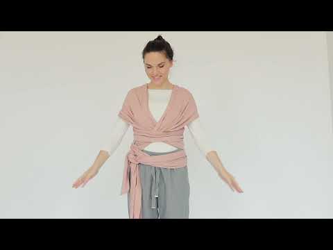 Wrap elastic din bambus Boba Sea Mist