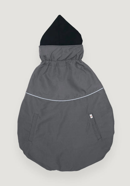 Protecție de iarnă Deluxe - Dark Pearl/Black + Cagulă ajustabilă