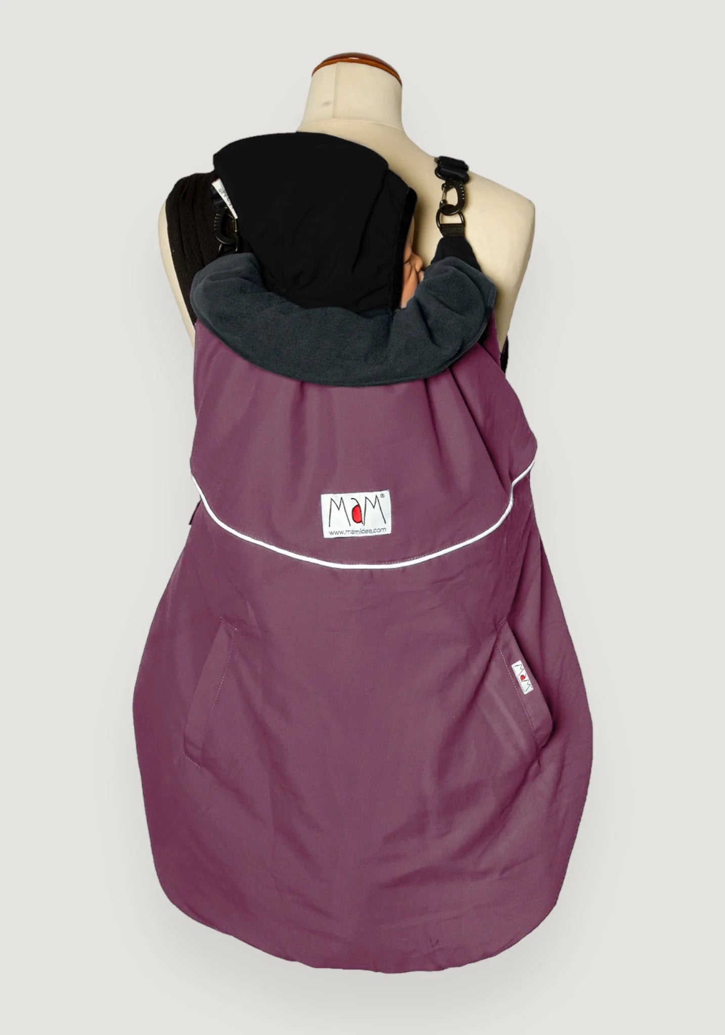 Protecție de iarnă Deluxe - Tulipwood/Black + Cagulă ajustabilă