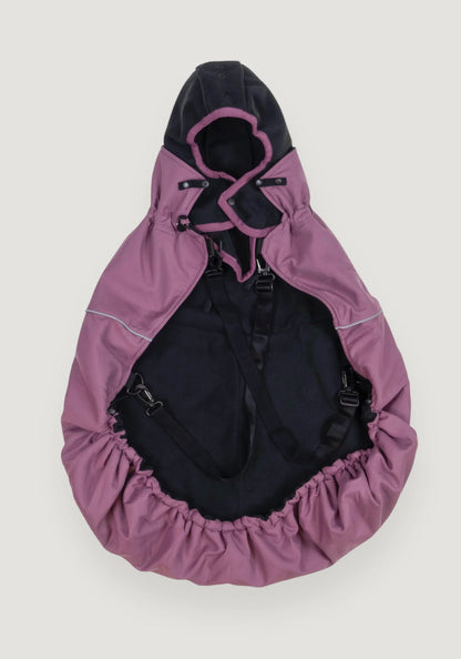 Protecție de iarnă Deluxe - Tulipwood/Black + Cagulă ajustabilă