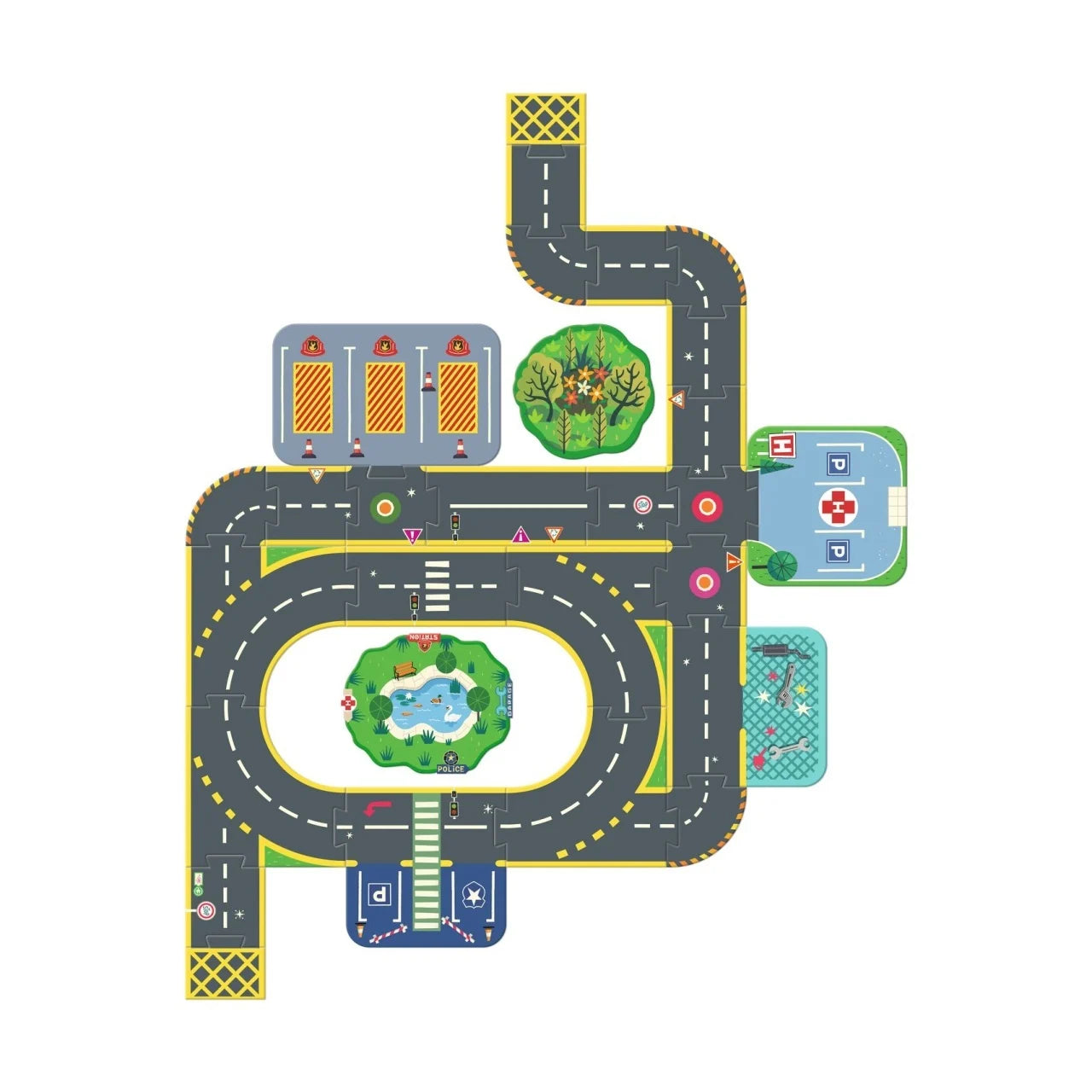 Puzzle 3D Orașul Gigantic – Djeco