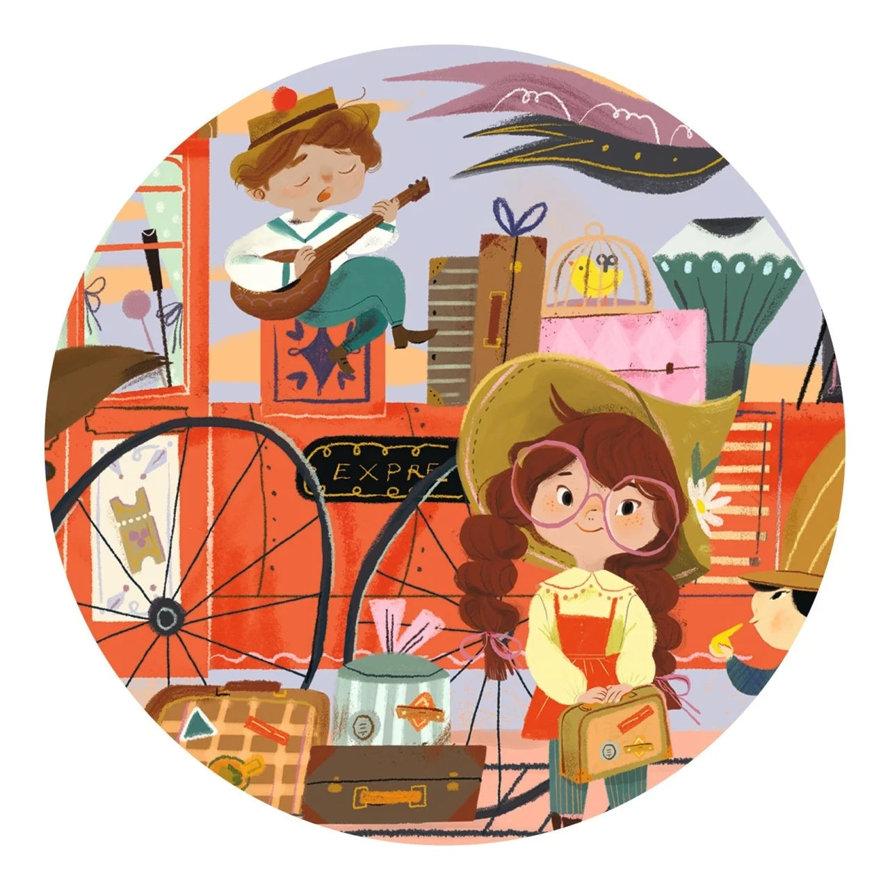 Puzzle „Călătoria Miei”, Djeco