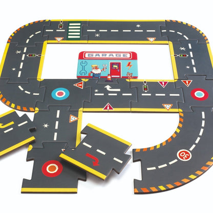 Puzzle Circuit gigant de curse, Djeco