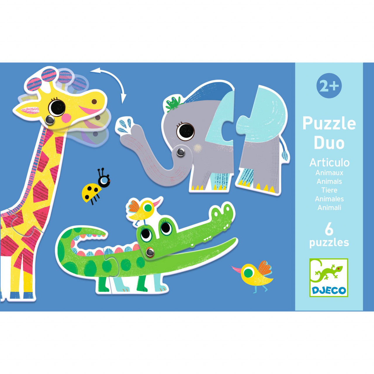 Puzzle duo Articulo Animo, Djeco