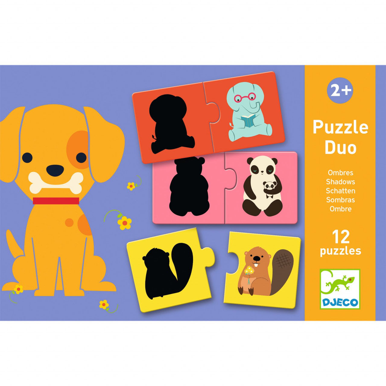 Puzzle duo Siluete, Djeco