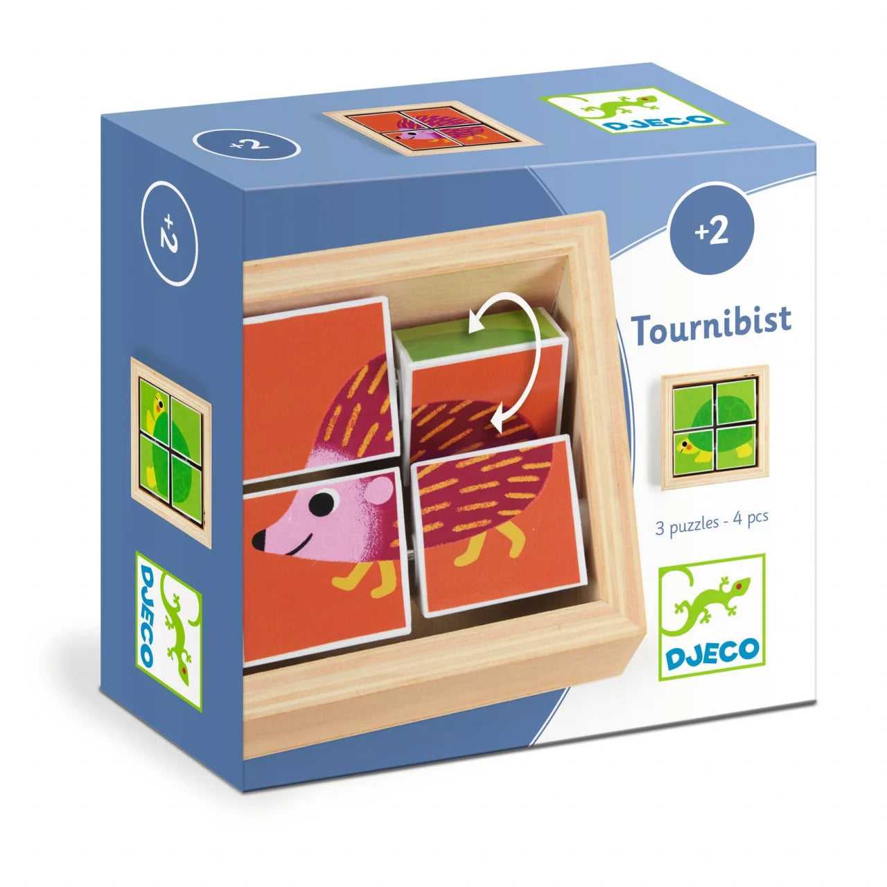 Puzzle forme rotative Tournibist, Djeco