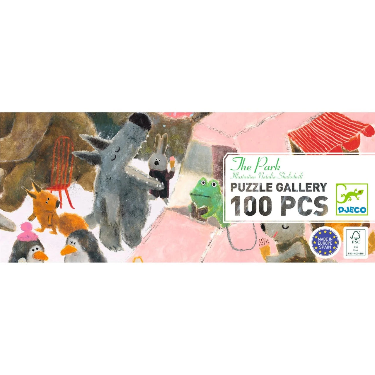 Puzzle galerie Fiesta animalelor, Djeco