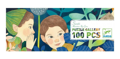 Puzzle galerie 100 piese Secrete, Djeco