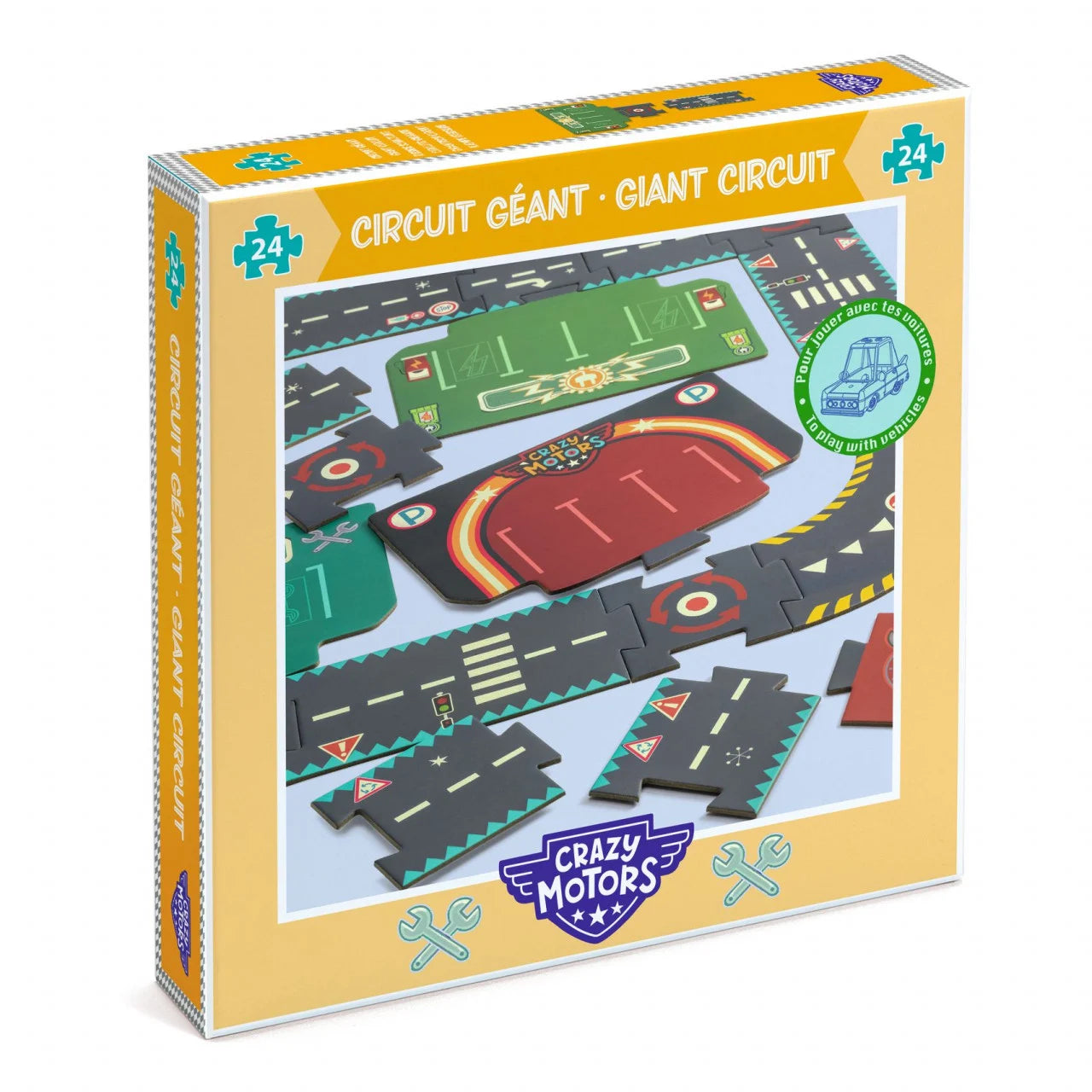 Puzzle gigant Circuit urban, Djeco