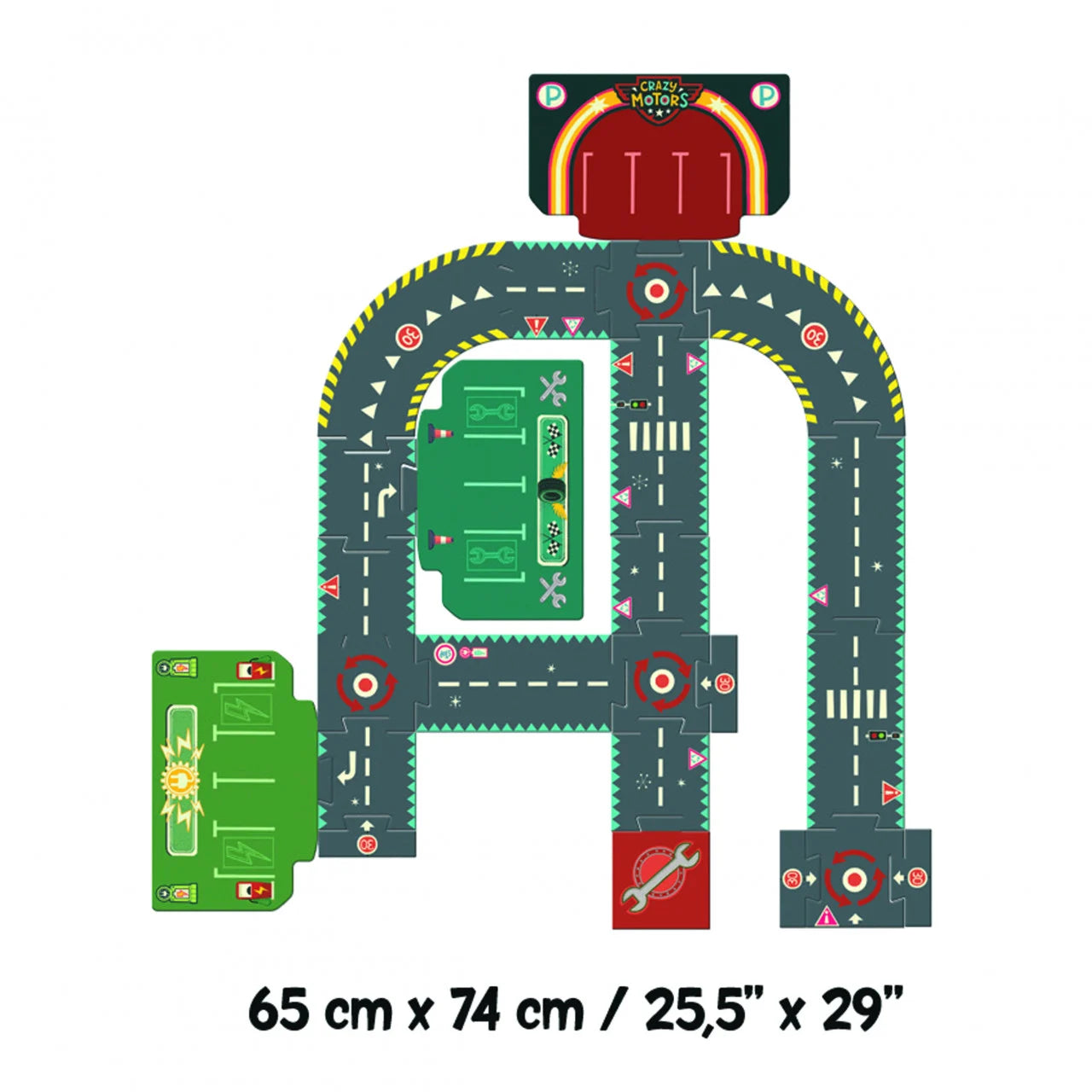 Puzzle gigant Circuit urban, Djeco