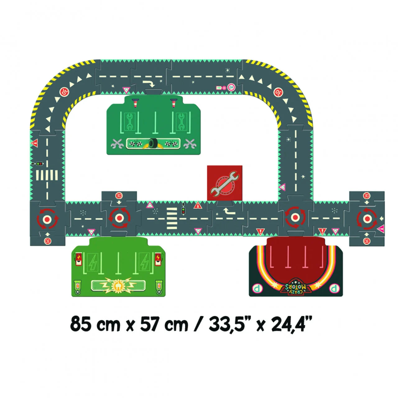 Puzzle gigant Circuit urban, Djeco