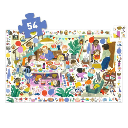 Puzzle Observație Petrecerea , Djeco