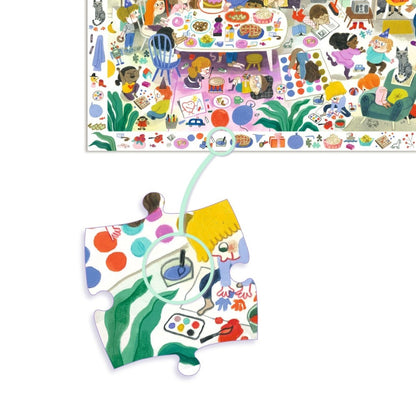 Puzzle Observație Petrecerea , Djeco