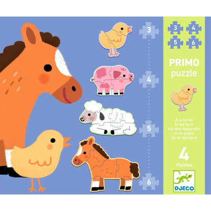Puzzle progresiv La fermă, Djeco