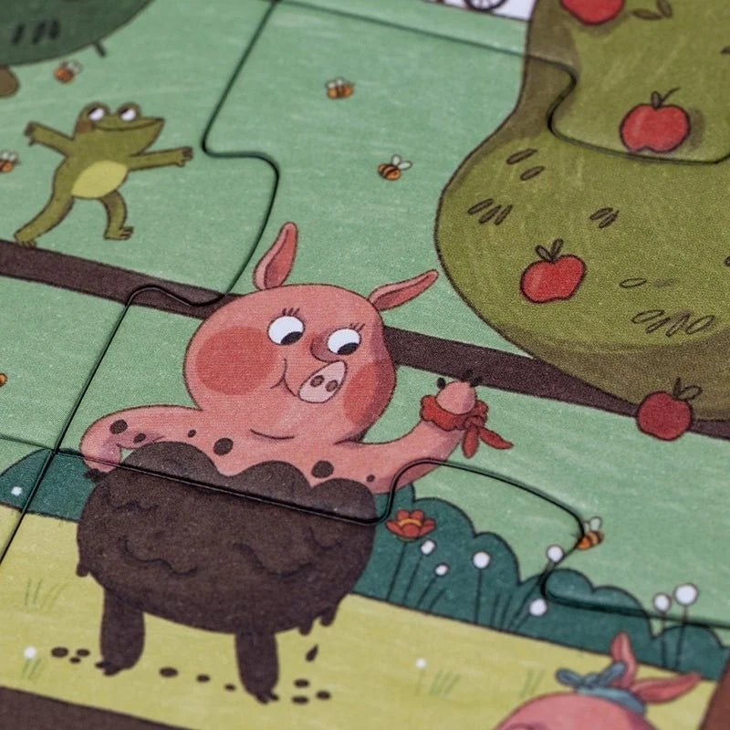 Puzzle și joc de observație Farmtastic, Londji