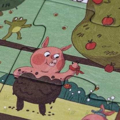Puzzle și joc de observație Farmtastic, Londji
